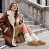 Suede Mini Boots