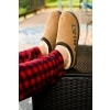 Suede Hooded Clog Slippers