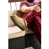 Suede Hooded Clog Slippers