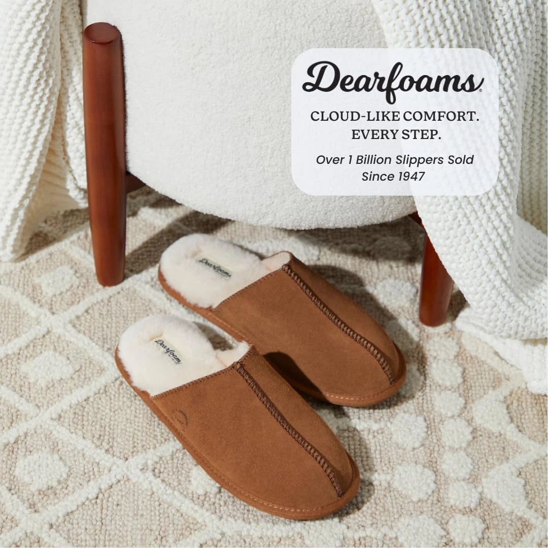 Suede House Shoe Scuff Slipper - Image 2