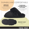 Black slippers