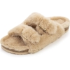 Open Toe Slipper with Cozy Lining