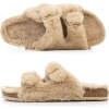 Open Toe Slipper with Cozy Lining