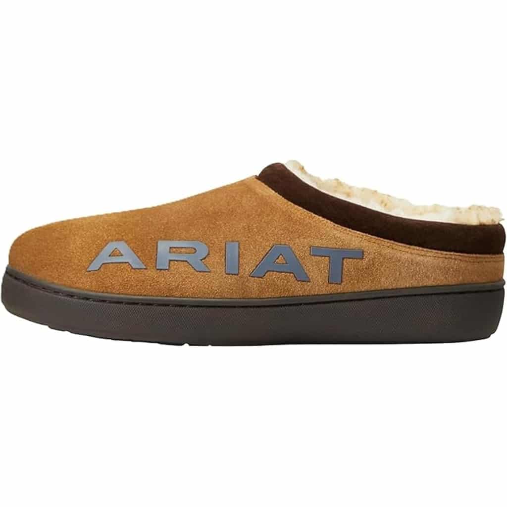 Suede Hooded Clog Slippers