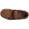 ULTRAIDEAS Men's Luke Moccasin Slippers,Camel,10