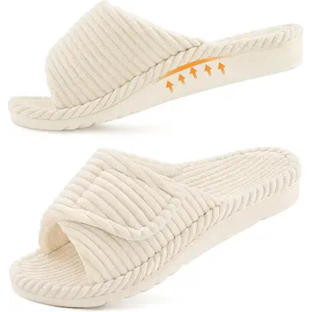 Litfun Orthopedic Slippers for Women Arch Support House Shoes