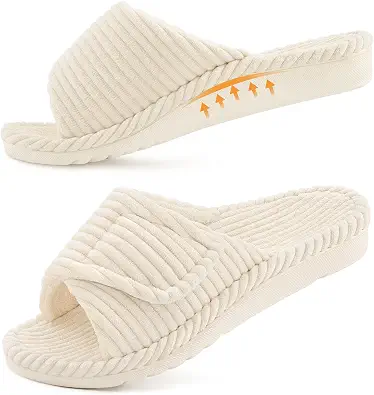 Litfun Orthopedic Slippers for Women Arch Support House Shoes