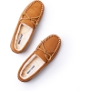 Minnetonka Men's Pile Lined Hardsole Slipper, Brown, 10.5 M US