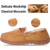 MIXIN Mens Slippers Indoor Outdoor Memory Foam House Shoes Anti-Slip Moccasins Slippers for Men