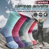 Anlisim Merino Wool Hiking Running Socks for Women, Boot Work Crew Socks