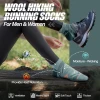 ANTSANG Merino Wool Ankle Hiking Running Socks for Women Men